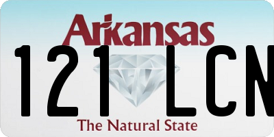 AR license plate 121LCN