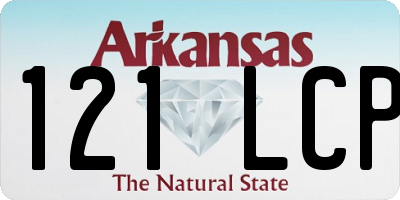 AR license plate 121LCP