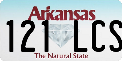AR license plate 121LCS