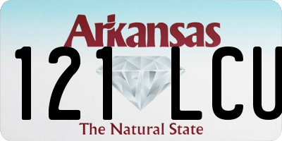 AR license plate 121LCU