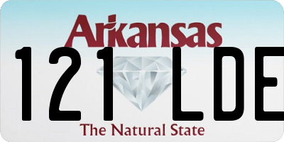 AR license plate 121LDE