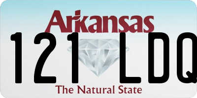 AR license plate 121LDQ