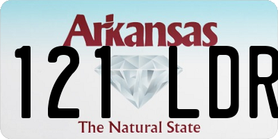 AR license plate 121LDR