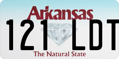 AR license plate 121LDT