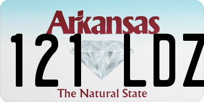 AR license plate 121LDZ