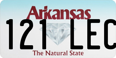 AR license plate 121LEC