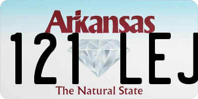 AR license plate 121LEJ