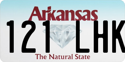 AR license plate 121LHK