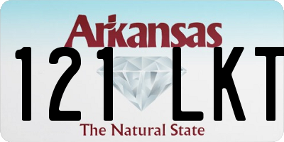 AR license plate 121LKT