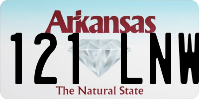 AR license plate 121LNW