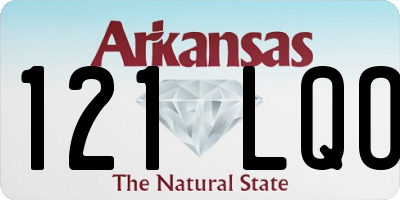 AR license plate 121LQO