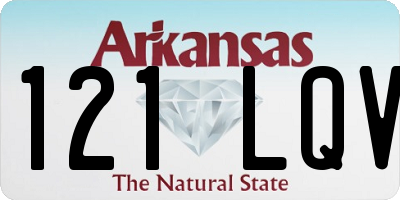 AR license plate 121LQV
