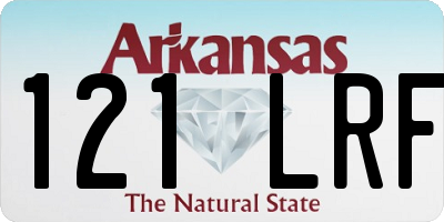 AR license plate 121LRF