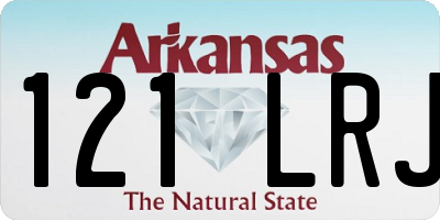 AR license plate 121LRJ