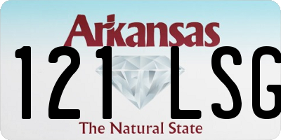 AR license plate 121LSG