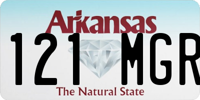 AR license plate 121MGR