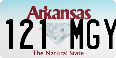 AR license plate 121MGY