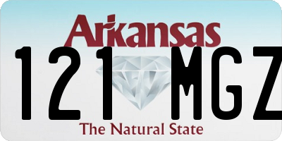 AR license plate 121MGZ