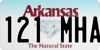AR license plate 121MHA