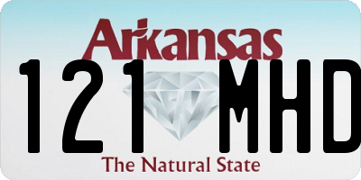 AR license plate 121MHD