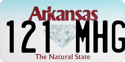 AR license plate 121MHG