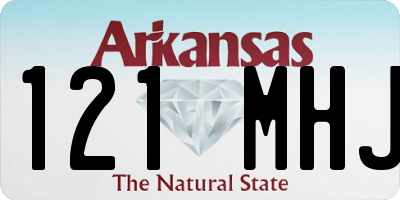 AR license plate 121MHJ