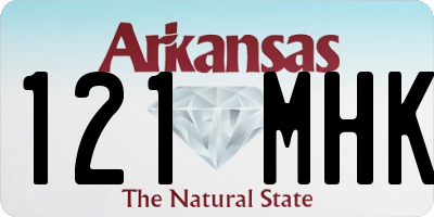 AR license plate 121MHK