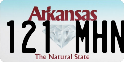 AR license plate 121MHN