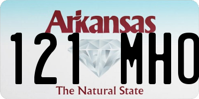 AR license plate 121MHO
