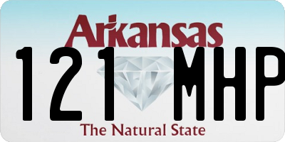 AR license plate 121MHP