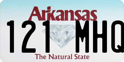 AR license plate 121MHQ