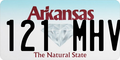 AR license plate 121MHV