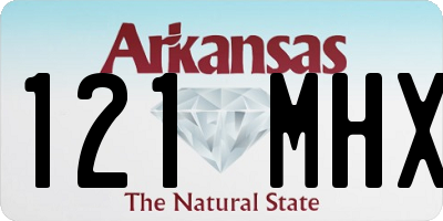 AR license plate 121MHX