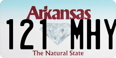 AR license plate 121MHY