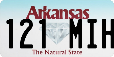AR license plate 121MIH