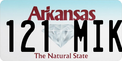 AR license plate 121MIK