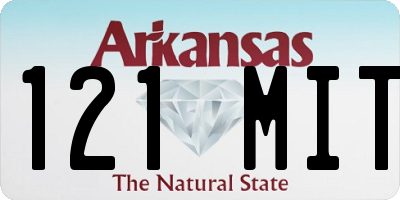 AR license plate 121MIT