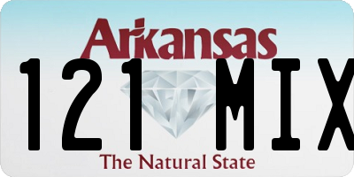 AR license plate 121MIX