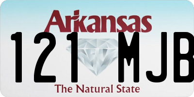 AR license plate 121MJB