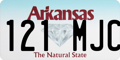 AR license plate 121MJC