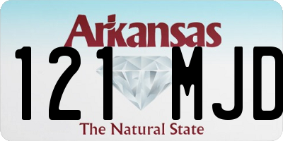 AR license plate 121MJD