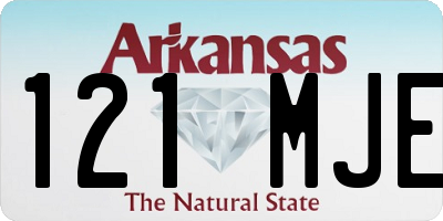 AR license plate 121MJE