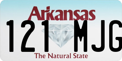 AR license plate 121MJG