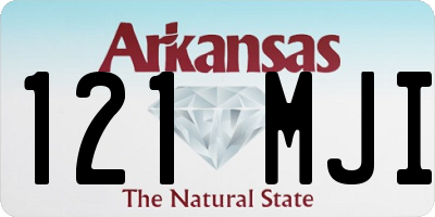 AR license plate 121MJI