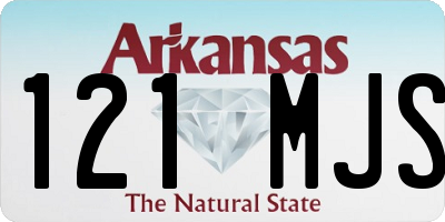 AR license plate 121MJS