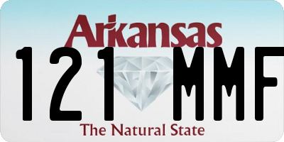 AR license plate 121MMF