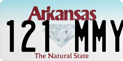 AR license plate 121MMY