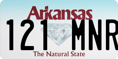 AR license plate 121MNR