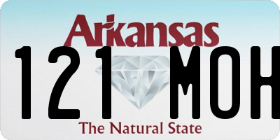 AR license plate 121MOH
