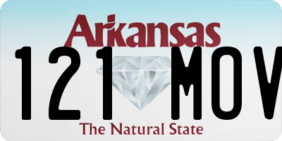 AR license plate 121MOV